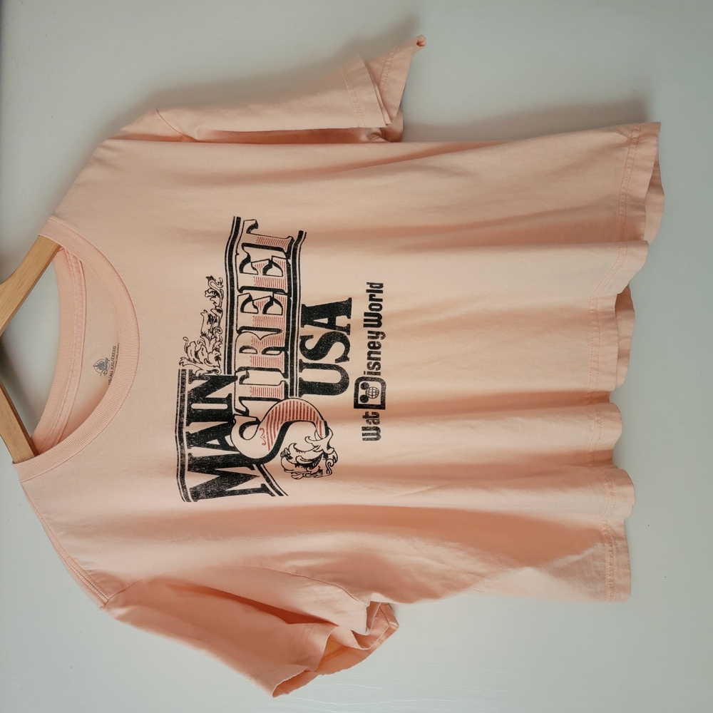 Disney World Main Street USA Peach T-Shirt